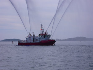 First the Fire Service Boat
