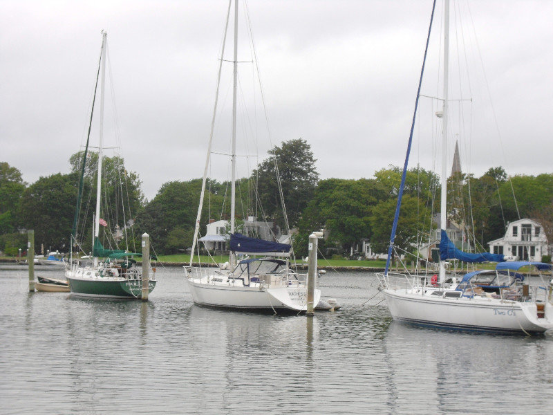 Curious "Moorings" at Brewers Wickford Cove