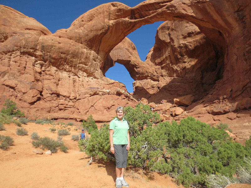 Gail at Double Arches