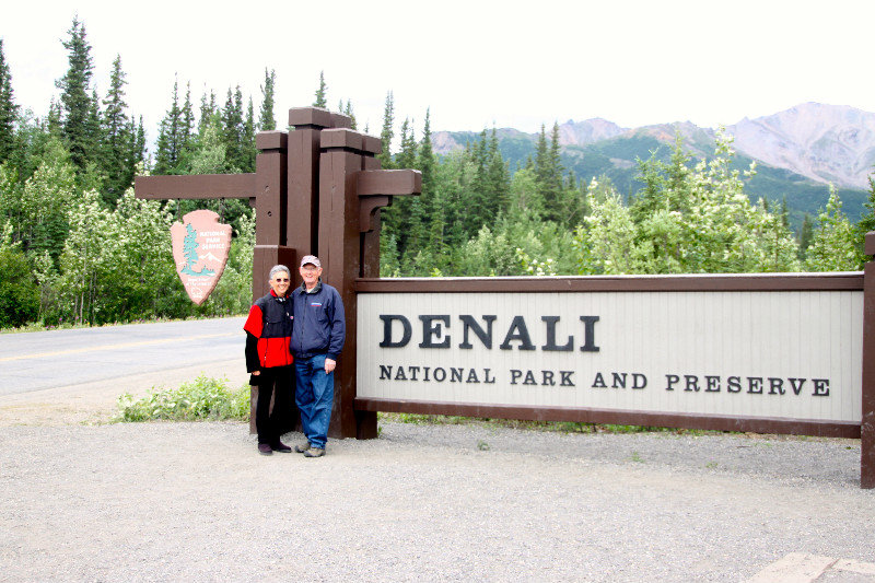 Here we are at Denali. It is really cold.