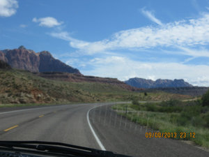 on the road to Zion
