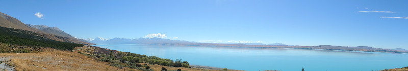 Panorama des Lake Pukaki.