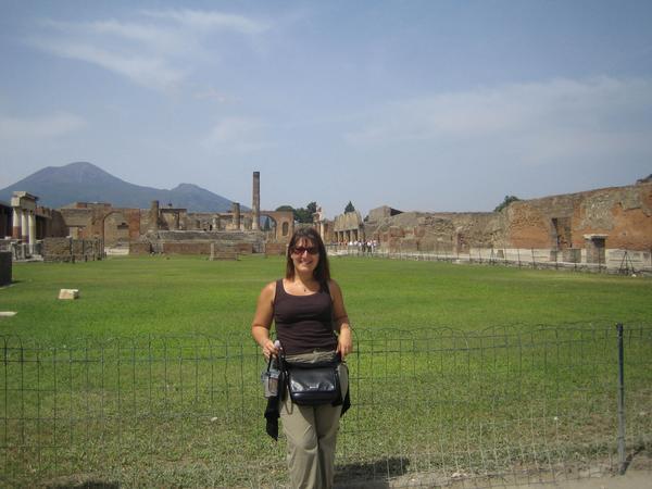 In the middle of Pompeii