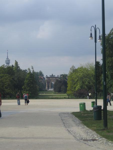 View Of The Park From The Castle