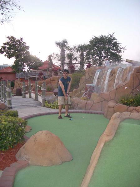Jordan At Mini Golf