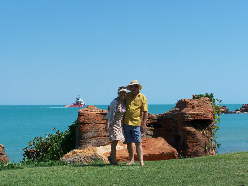 Here we are at Broome harbour