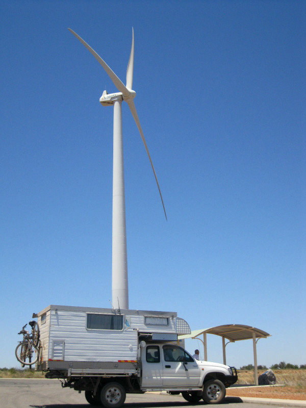 Geraldton has heaps of windmills