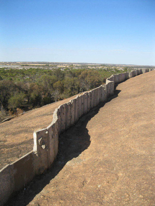 No not the Great Wall of China - its the wall of wave rock