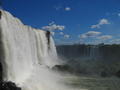 The falls on the Brazilian side...