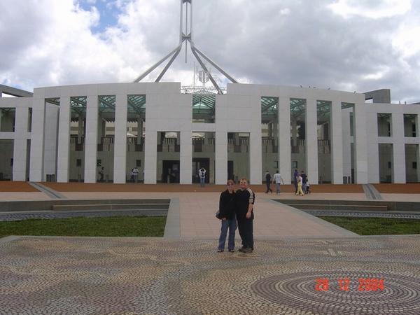 Us at New Parliment House