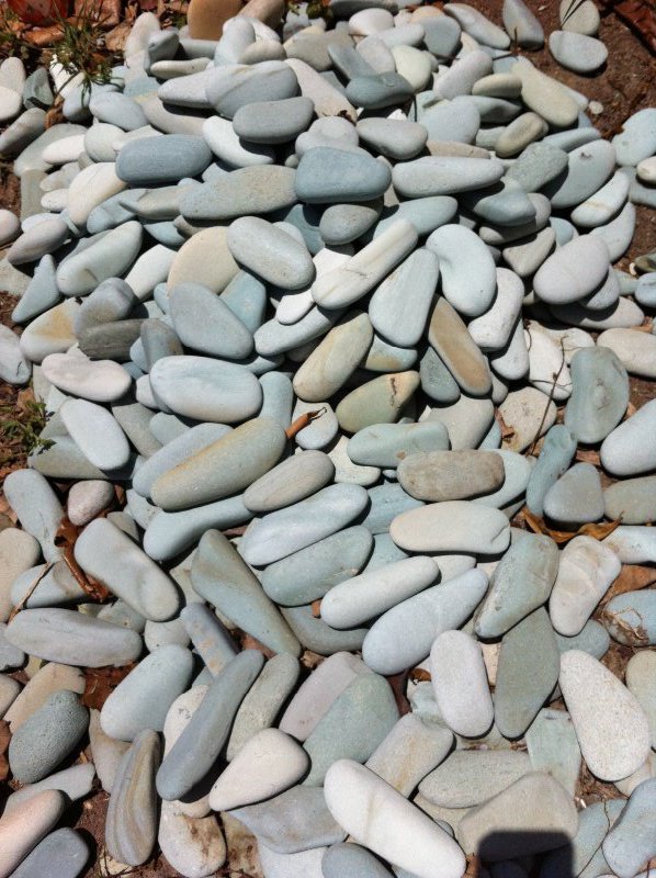 Blue stone beach