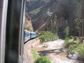 train to Machu Picchu through the canyon