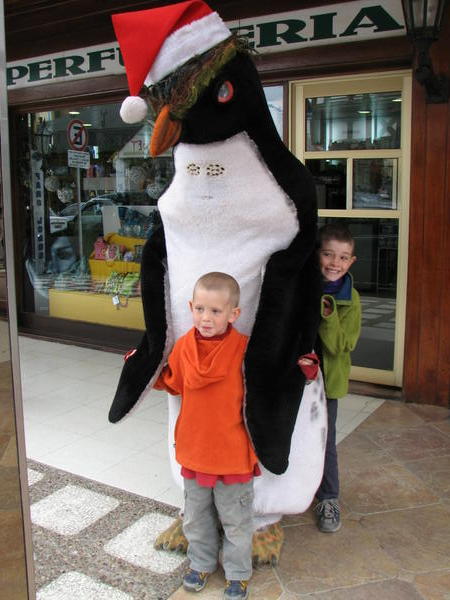 Ushuaia has extra large penguins in town