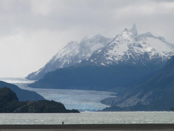 view of Grey Lake and Glacier