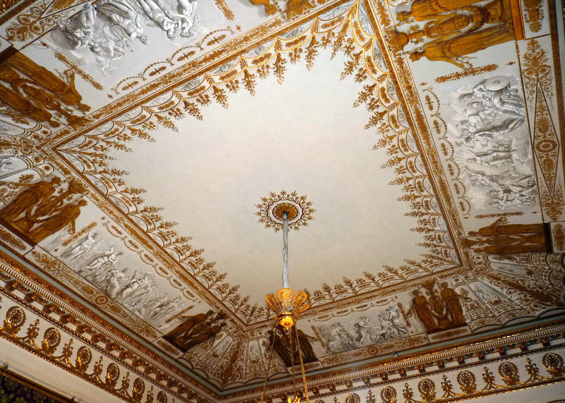 One of Decorative Ceilings in Hermitage