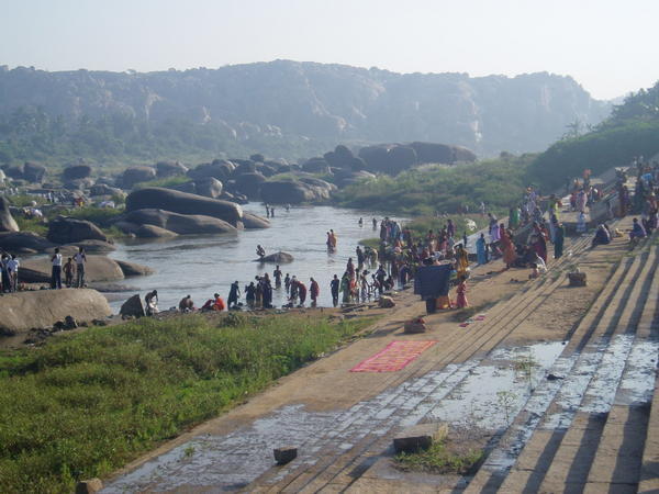 Hampi - Tungabhadra River 3