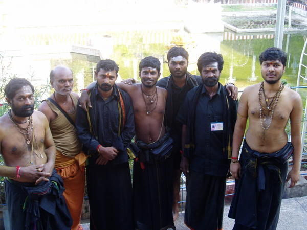 Madurai - temple pilgrims