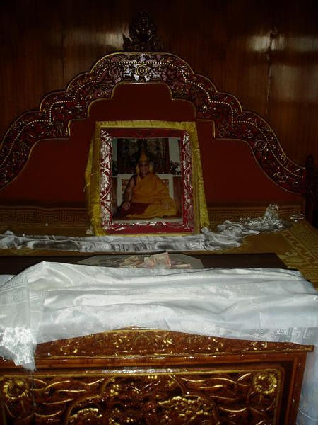 Dalai Lama's private quarters - his chair