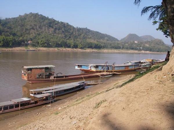 Big boats on the Mekong