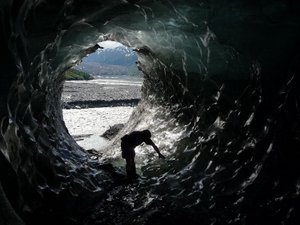 Looking through the water tube