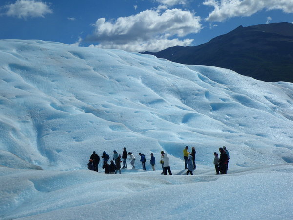 On the Perito Moreno Glacier