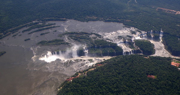All of Iguazu from the jet