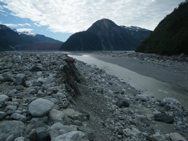 The western river 5 days after the flood