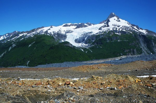 North Crillon Glacier moraines