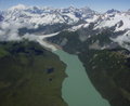 Lake Crillon with lakewater South Crillon Glacier