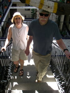A couple of friendly tourists, Janene and Rusty