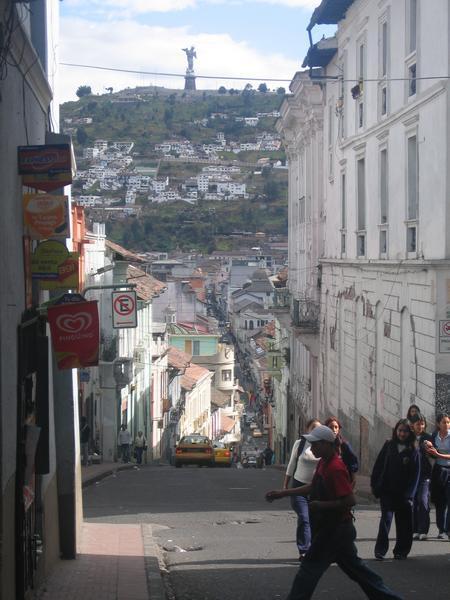 Street in Quito Old Town