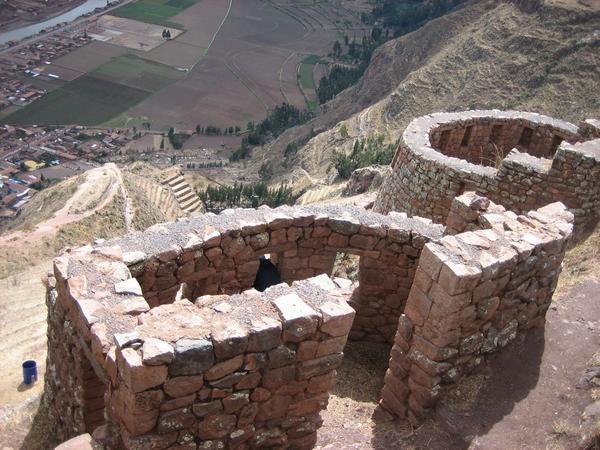 View from pisac defenses