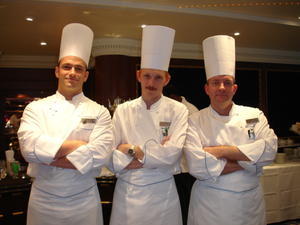 Our Executive Chef Team on board Nautica