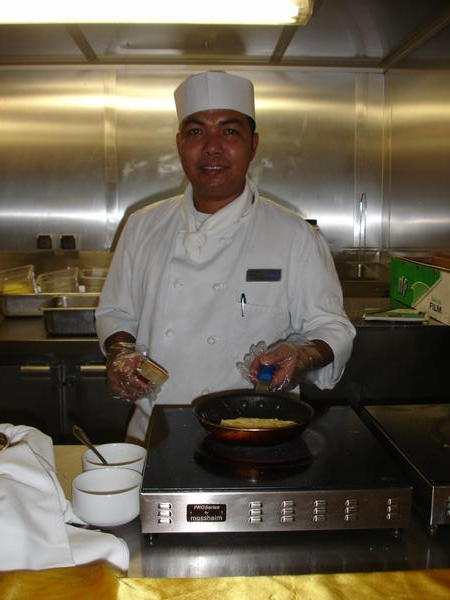 Our Omelet Chef Franklin