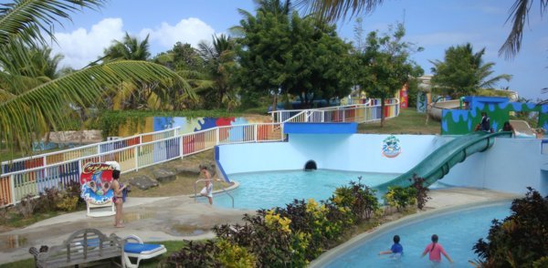 Water Slide Area and Lazy River
