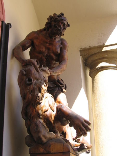Zeus carving