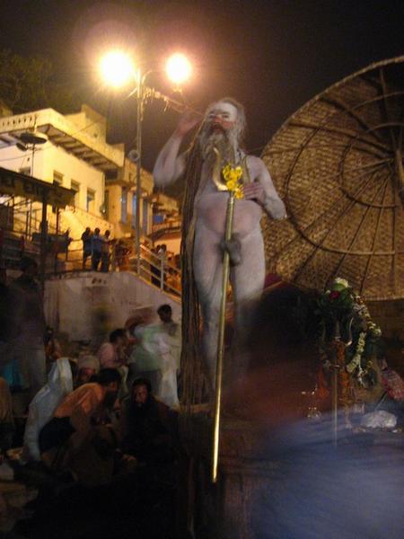 A Sadhu's Evening Performance