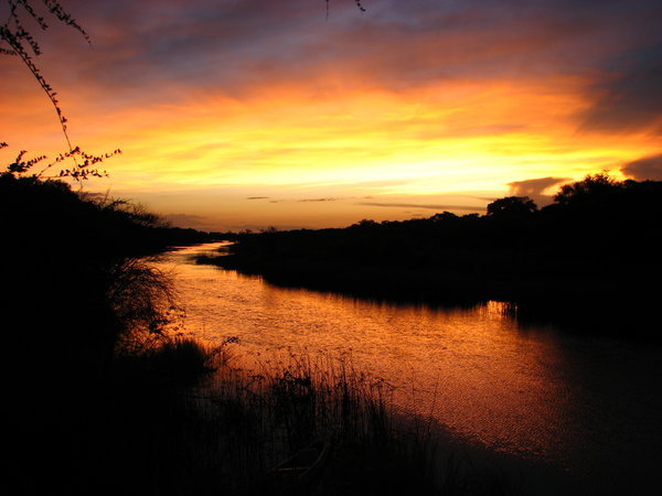 Sunset from Croc Camp
