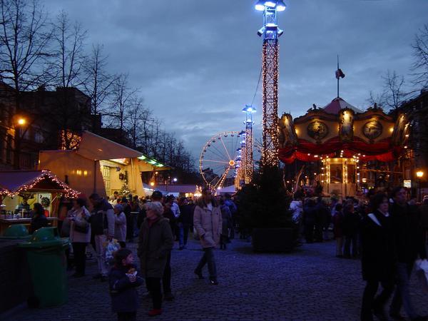 The Christmas fair in Brussels