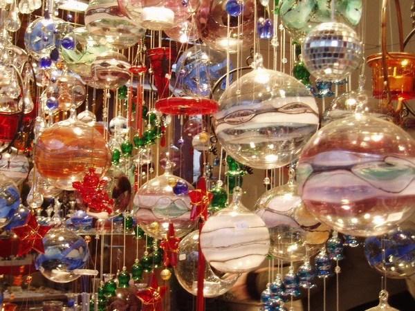 Beautiful glass baubles