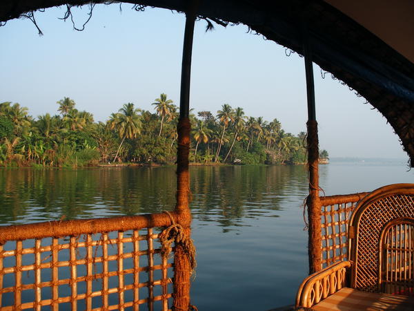 Backwaters from boat