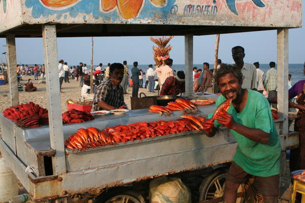 Fish Seller, Madras Beach