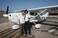 Dan, the pilot and our plane
