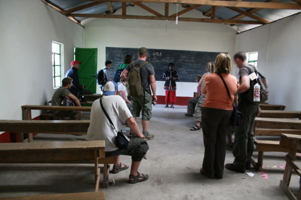 Classroom at the village school