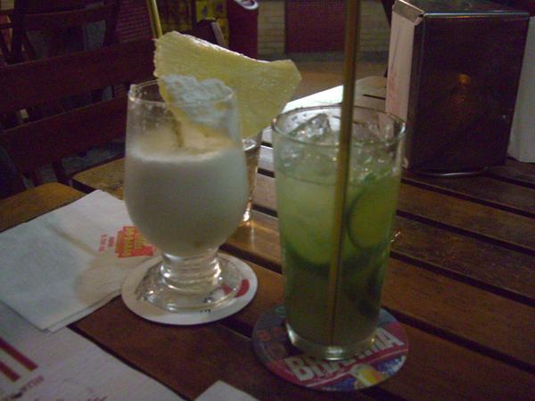First drinks in Brazil