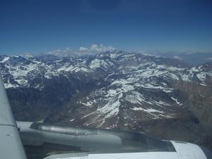 Passing over the Andes