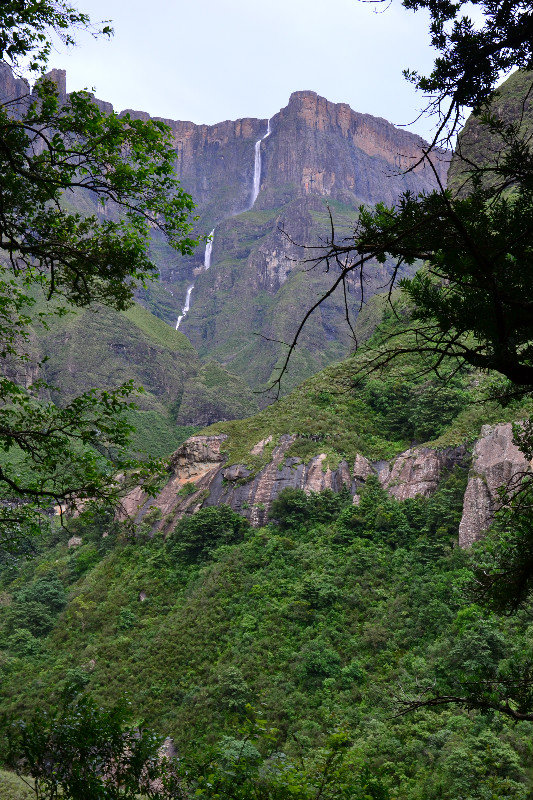 Tugela Falls from our wild campsite for the night ;)