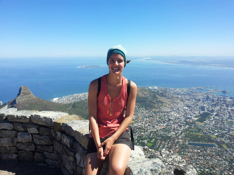 At the top of Table Mountain 