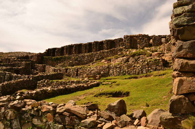 Inca ruins on the Northern part of Isla del Sol