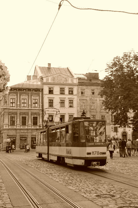 Old city center Lviv